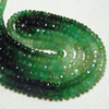 15 Inches Full Strand - AAA High Quality Shaded - EMERALD - Micro Faceted Rondell Beads Huge Size 4 - 4.5 mm approx Nice Sparkle